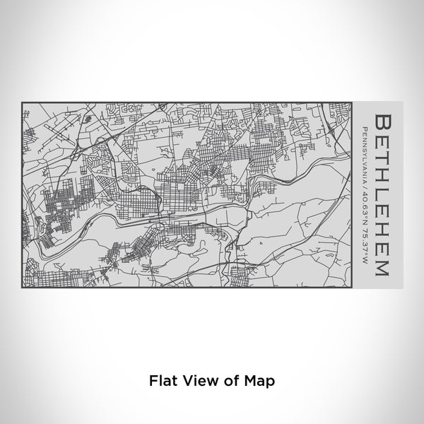 Bethlehem - Pennsylvania Map Insulated Bottle