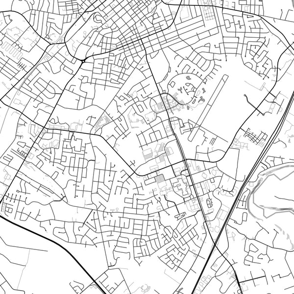 Bowling Green - Kentucky Classic Map Print