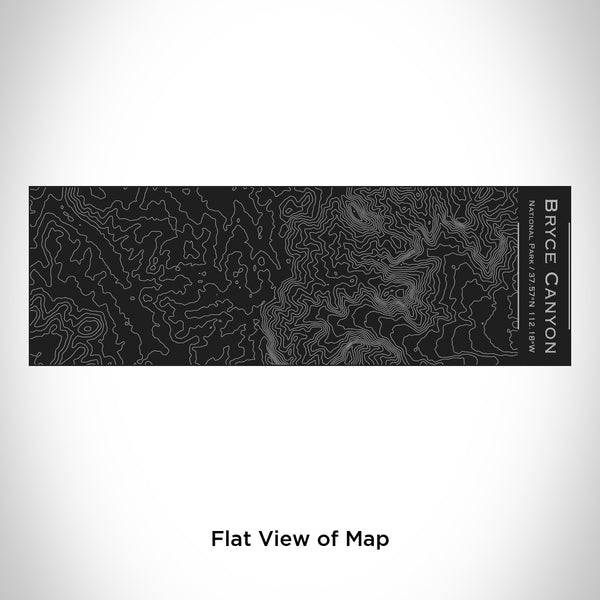 Bryce Canyon National Park - Utah Map Insulated Cup in Matte Black
