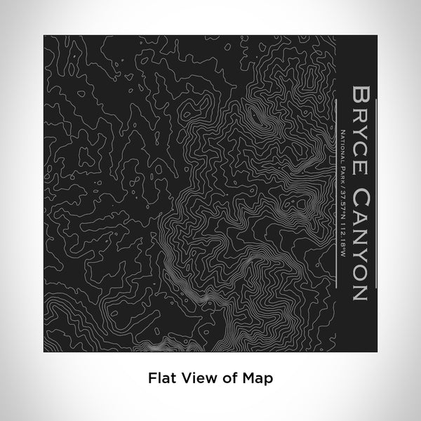 Bryce Canyon National Park - Utah Map Tumbler in Matte Black