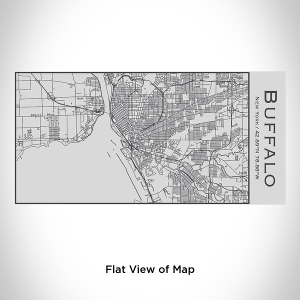Buffalo - New York Map Insulated Bottle