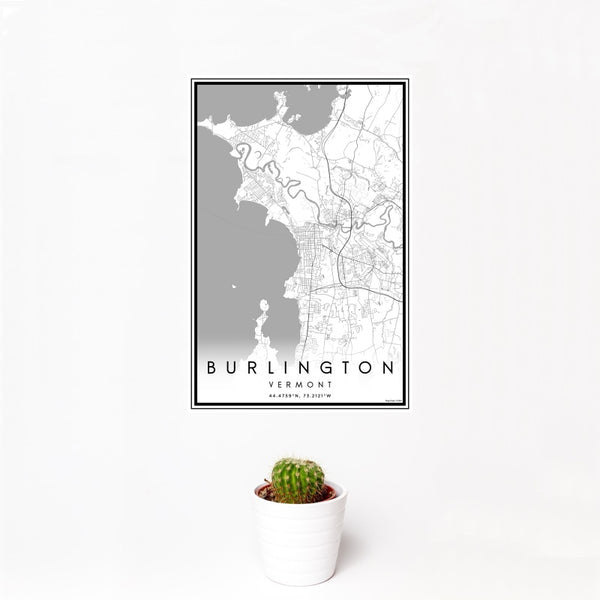 Burlington - Vermont Classic Map Print
