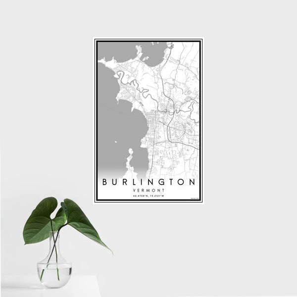 Burlington - Vermont Classic Map Print
