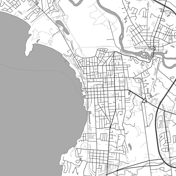 Burlington - Vermont Classic Map Print