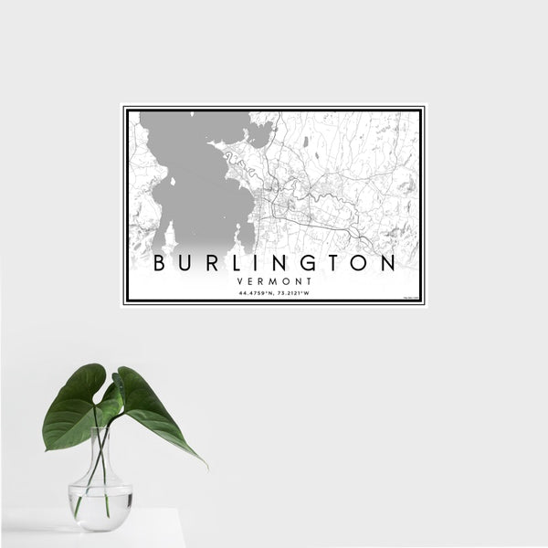 Burlington - Vermont Classic Map Print