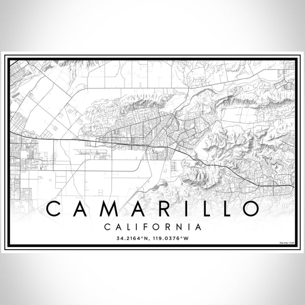 Camarillo - California Classic Map Print