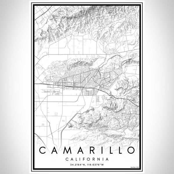 Camarillo - California Classic Map Print