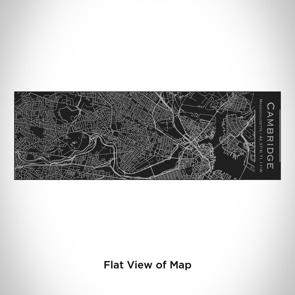 Cambridge - Massachusetts Map Insulated Cup in Matte Black