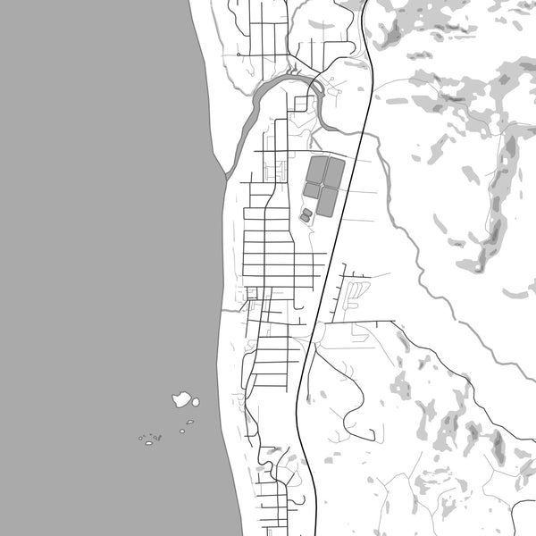 Cannon Beach - Oregon Classic Map Print