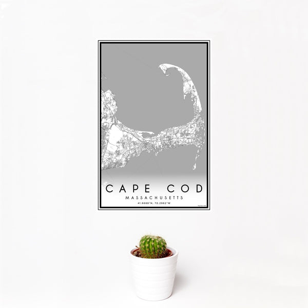 Cape Cod - Massachusetts Classic Map Print