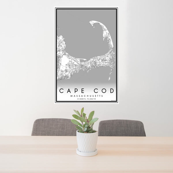 Cape Cod - Massachusetts Classic Map Print