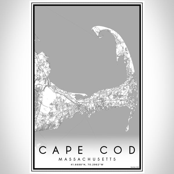 Cape Cod - Massachusetts Classic Map Print