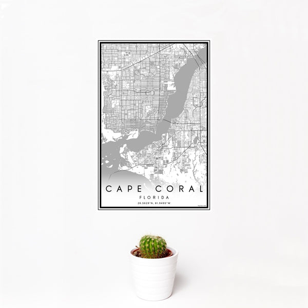 Cape Coral - Florida Classic Map Print