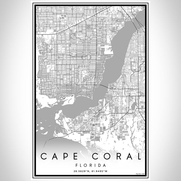 Cape Coral - Florida Classic Map Print