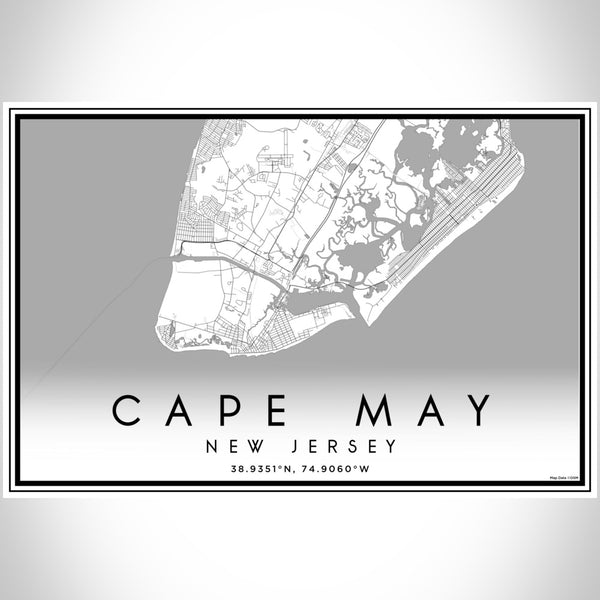 Cape May - New Jersey Classic Map Print
