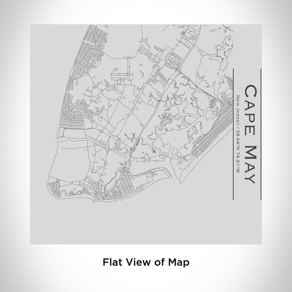 Cape May - New Jersey Map Tumbler
