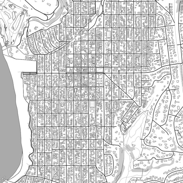 Carmel-by-the-Sea - California Classic Map Print