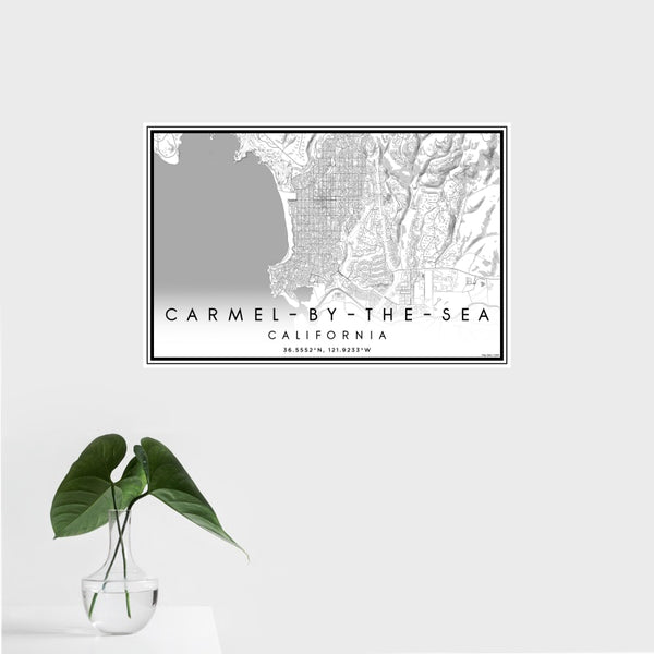 Carmel-by-the-Sea - California Classic Map Print