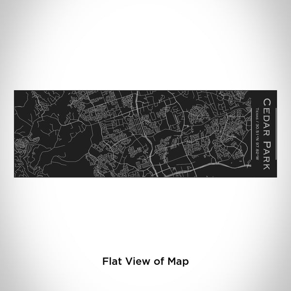 Cedar Park - Texas Map Insulated Cup in Matte Black