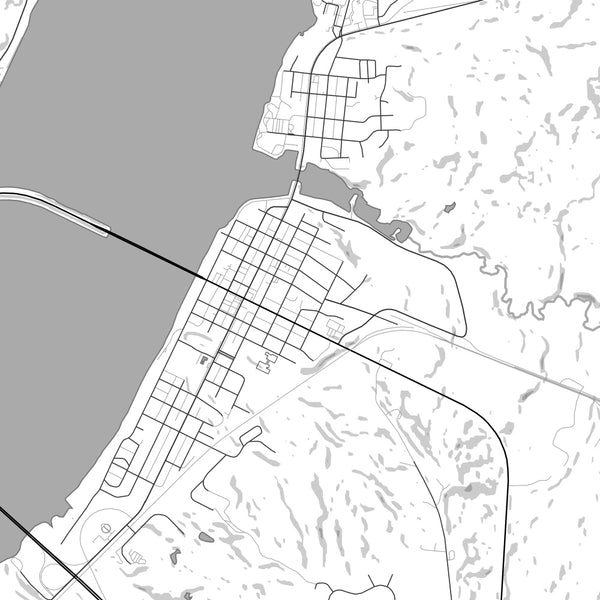 Chamberlain - South Dakota Classic Map Print