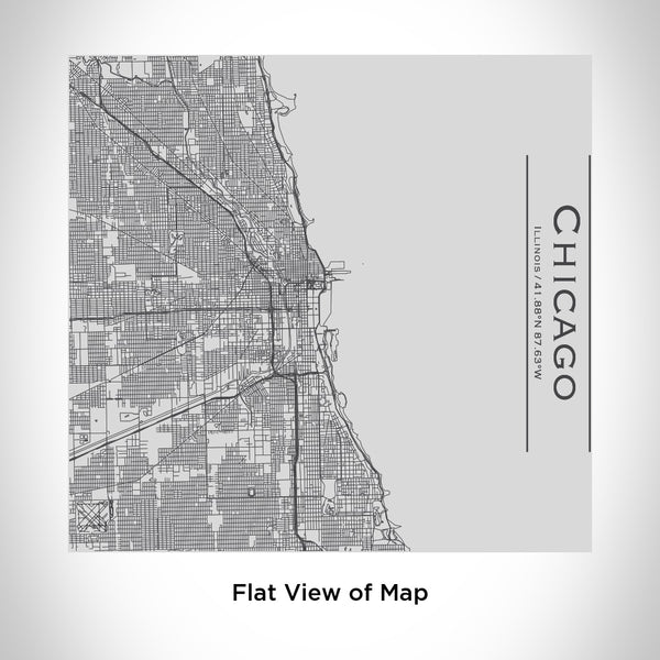 Chicago - Illinois Map Tumbler