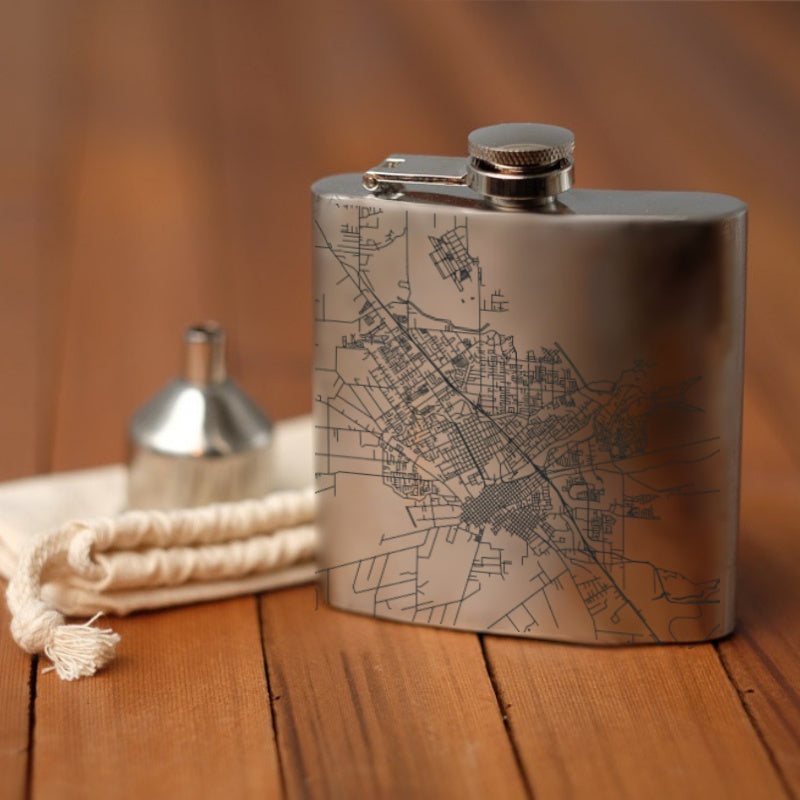 Chico - California Map Hip Flask