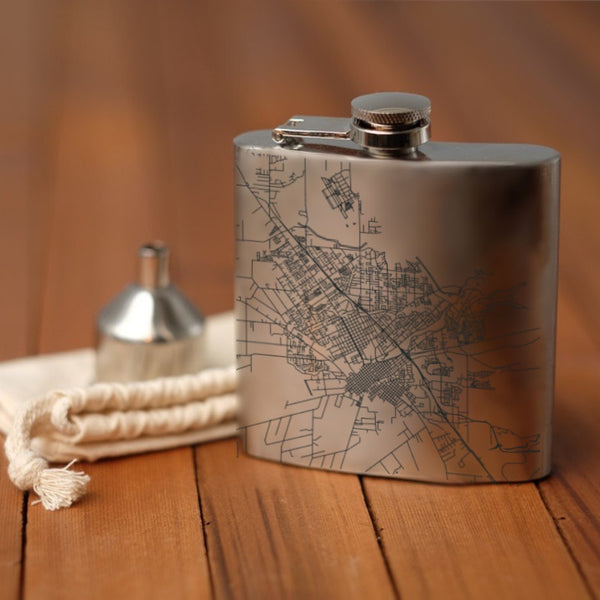 Chico - California Map Hip Flask