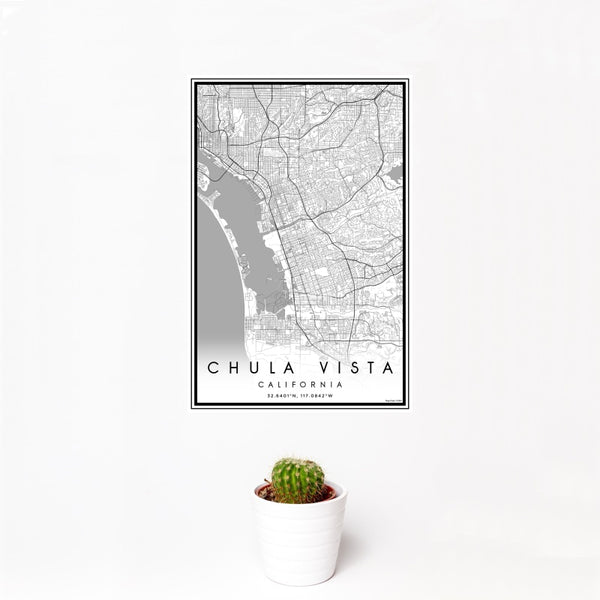 Chula Vista - California Classic Map Print