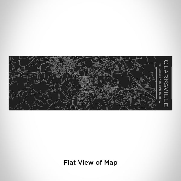 Clarksville - Tennessee Map Insulated Cup in Matte Black