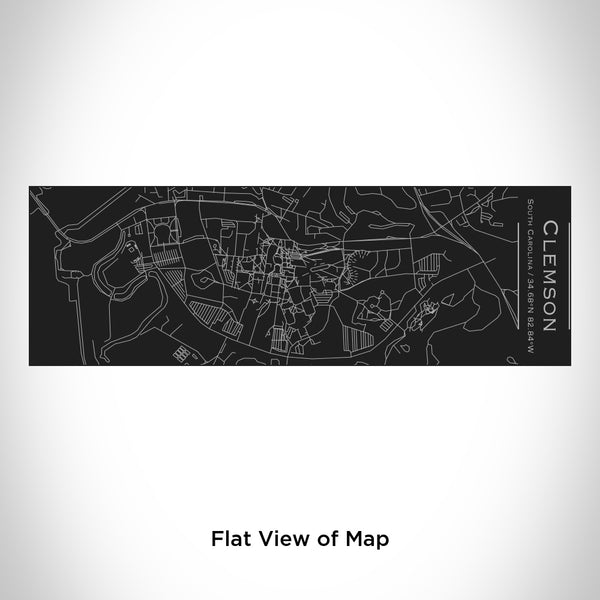 Clemson - South Carolina Map Insulated Cup in Matte Black