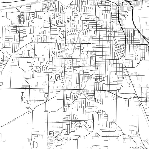 Conway - Arkansas Classic Map Print