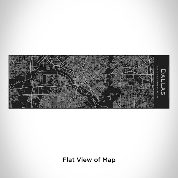 Dallas - Texas Map Insulated Cup in Matte Black