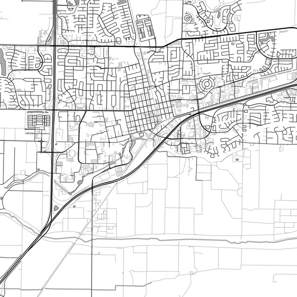 Davis - California Classic Map Print