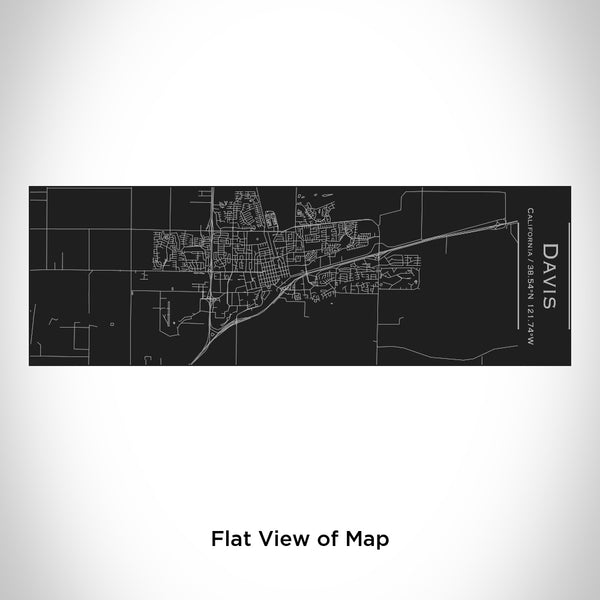 Davis - California Map Insulated Cup in Matte Black
