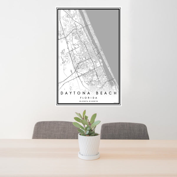 Daytona Beach - Florida Classic Map Print