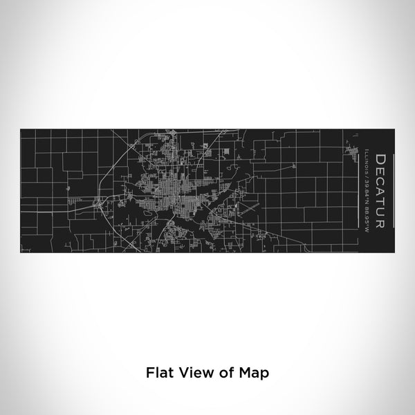 Decatur - Illinois Map Insulated Cup in Matte Black