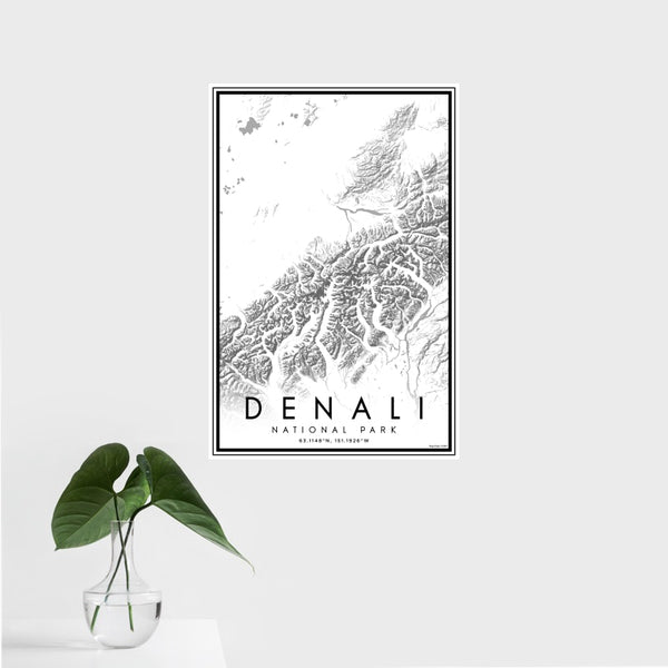 Denali - National Park Classic Map Print