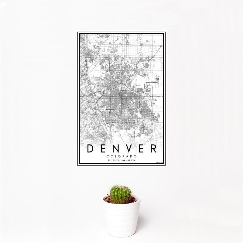 Denver - Colorado Classic Map Print