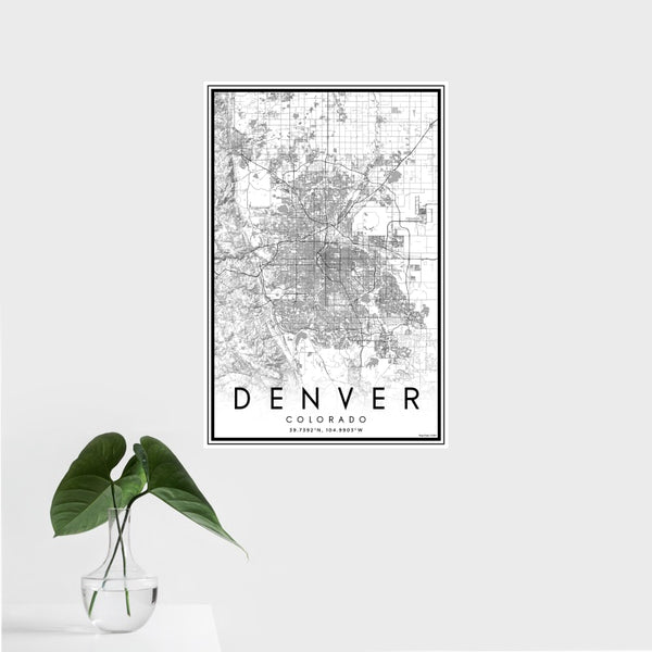 Denver - Colorado Classic Map Print