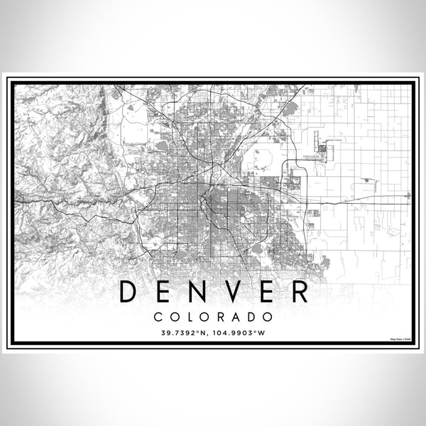 Denver - Colorado Classic Map Print