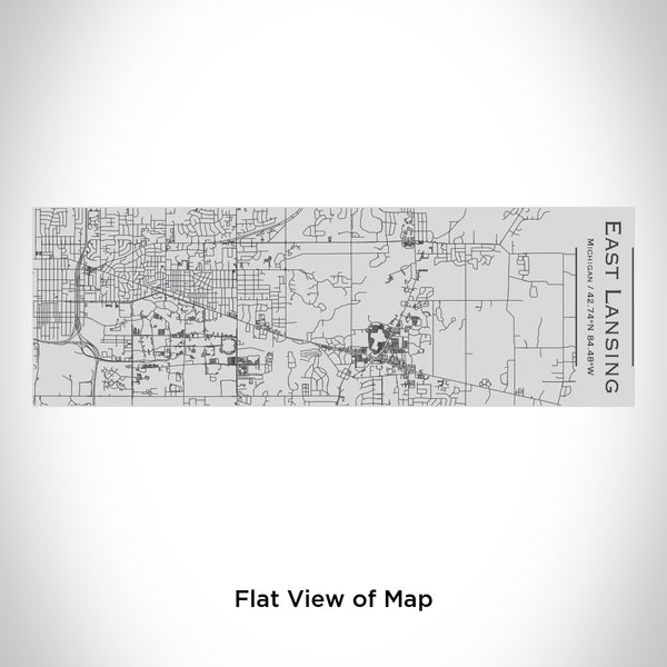 East Lansing - Michigan Map Insulated Cup