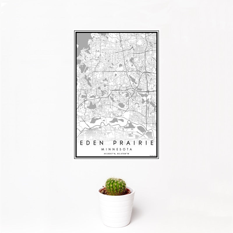 Eden Prairie - Minnesota Classic Map Print