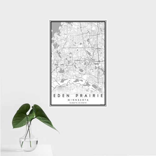 Eden Prairie - Minnesota Classic Map Print