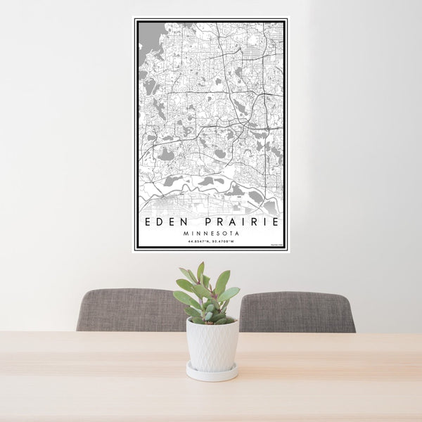 Eden Prairie - Minnesota Classic Map Print