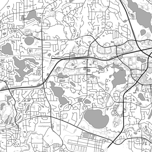 Eden Prairie - Minnesota Classic Map Print