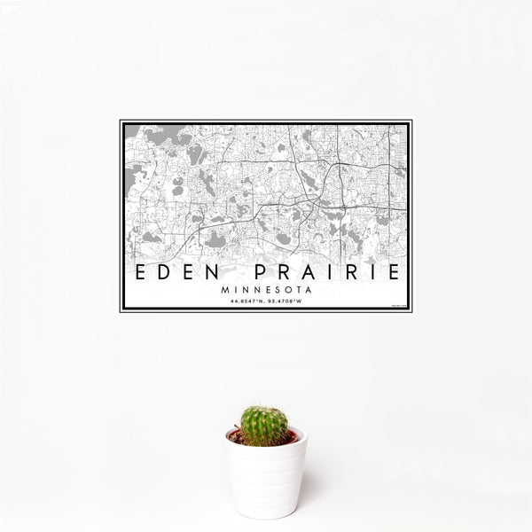 Eden Prairie - Minnesota Classic Map Print