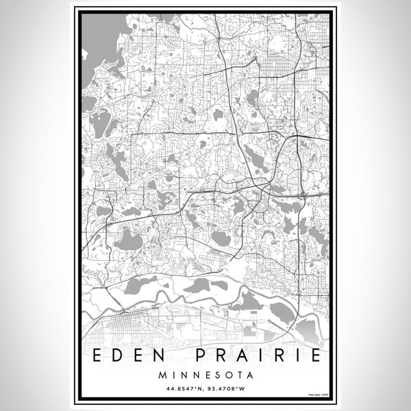 Eden Prairie - Minnesota Classic Map Print