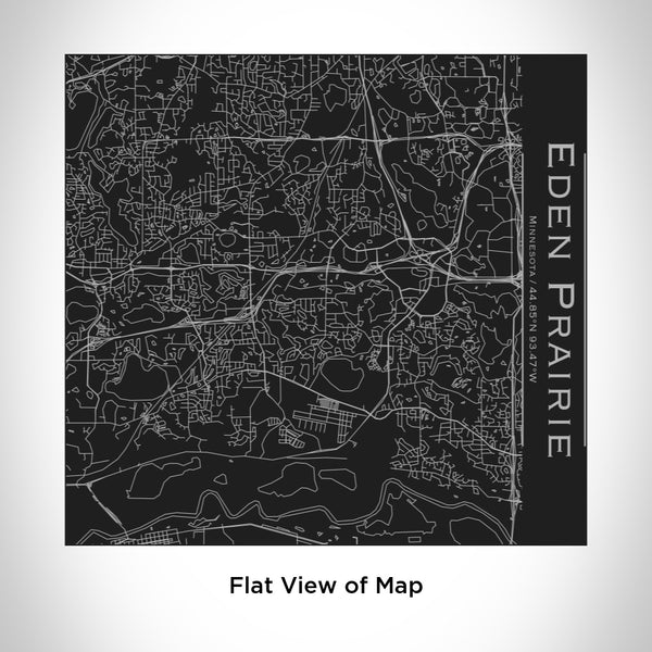 Eden Prairie - Minnesota Map Tumbler in Matte Black