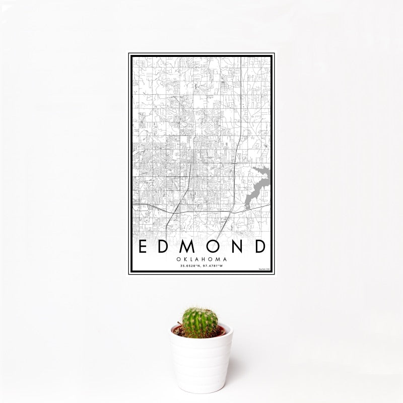 Edmond - Oklahoma Classic Map Print