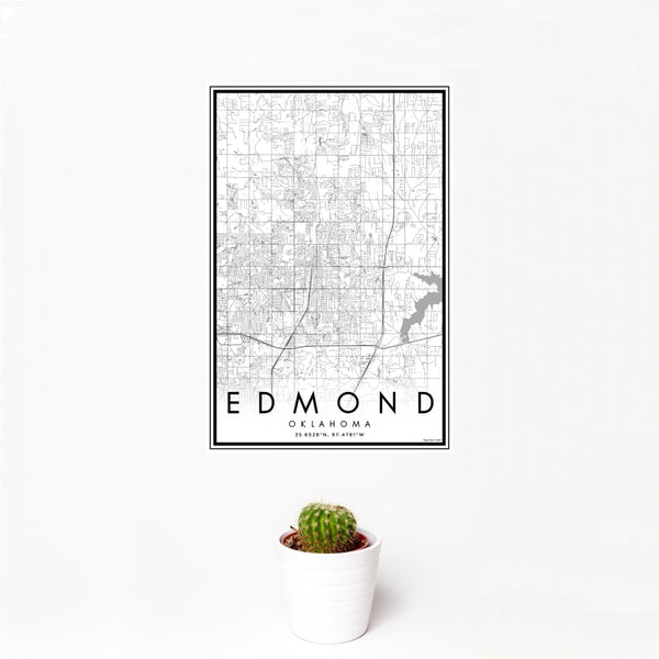 Edmond - Oklahoma Classic Map Print